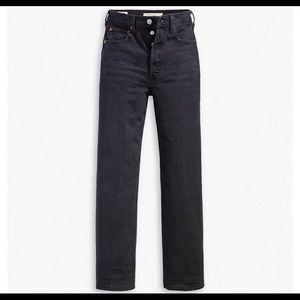 Levi’s Ribcage Ankle Jeans Black